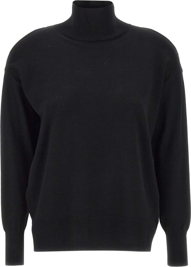 Kaos Cut-Out High-Neck Jumper