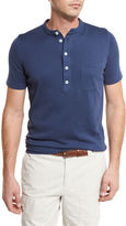 Thumbnail for your product : Brunello Cucinelli Short-Sleeve Henley T-Shirt