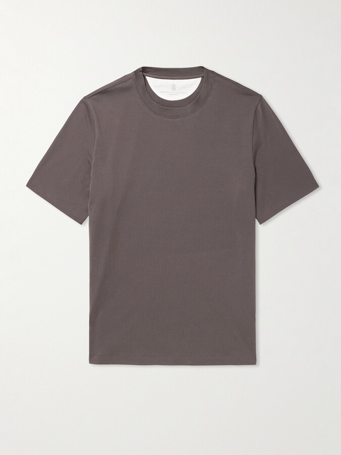 Brunello Cucinelli Cotton-Jersey T-Shirt