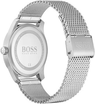 BOSS Master Stainless Steel Mesh Bracelet Watch