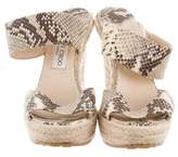 Thumbnail for your product : Jimmy Choo Slide Espadrille Wedges