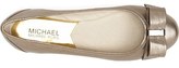 Thumbnail for your product : MICHAEL Michael Kors 'Kiera' Leather Ballet Flat