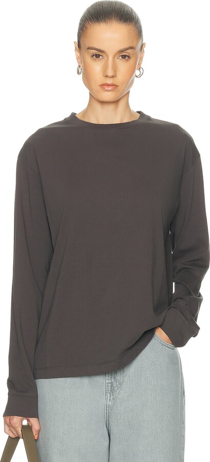RENGGLI Long Sleeve Tee in Grey