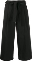 Thumbnail for your product : DKNY Cropped Wide Leg Trousers