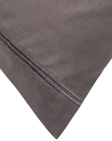 Thumbnail for your product : Melange Home Belgian Linen Two-Stripe Embroidered Sheet Set