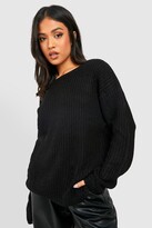 Thumbnail for your product : boohoo Petite Oversized Jumper