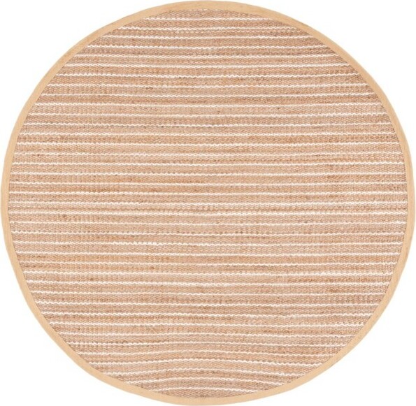 Safavieh NaturalFiberNF735PowerLoomedIndoorAreaRug-Natural/Ivory-7'Round