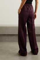 Thumbnail for your product : Acne Studios Wool And Mohair-blend Straight-leg Pants - Burgundy