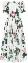 Thumbnail for your product : Dolce & Gabbana Floral cotton dress