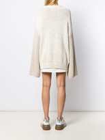 Thumbnail for your product : Stella McCartney We Are The Weather print knitted sweater