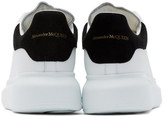 Thumbnail for your product : Alexander McQueen White and Black Oversized Sneakers