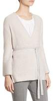 Thumbnail for your product : St. John Cashmere Bell Sleeve Cardigan