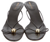 Thumbnail for your product : Sergio Rossi Leather Multistrap Slide Sandals