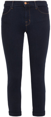 J Brand Cropped Mid-rise Skinny Jeans