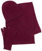 Thumbnail for your product : Sofia Cashmere Slouchy Cashmere Hat, Gloves & Scarf, Plum