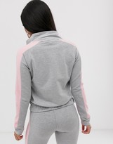 Thumbnail for your product : Parisian colour block zip front jacket loungesuit co-ord