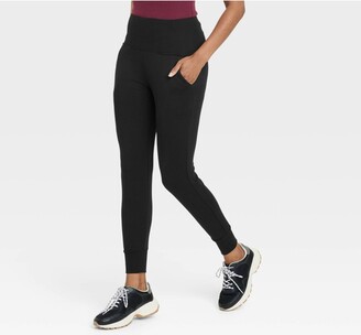 Women's High-Rise Ankle Jogger Pants - A New Day