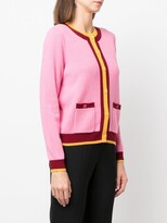 Thumbnail for your product : Kate Spade Stripe-Detail Button-Fastening Cardigan