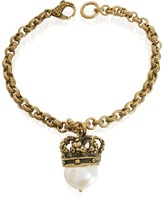 Thumbnail for your product : Alcozer & J Crown and Pearl Bracelet