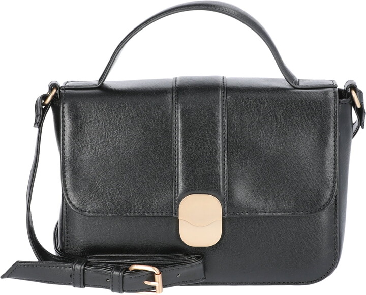 Time and Tru Women’s Vida Crossbody Bag, Black