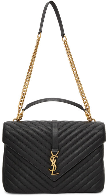 saint laurent college bag gold hardware