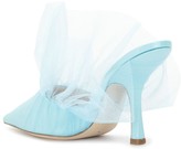 Thumbnail for your product : Midnight 00 Tulle High-Heeled Mules