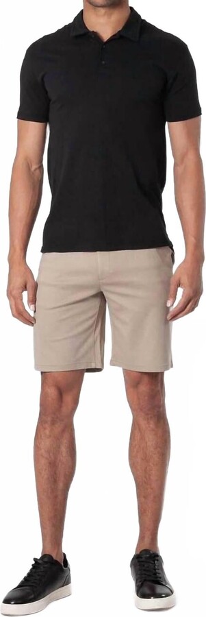 True Classic Men'S Comfort Knit Chino Shorts In Khaki