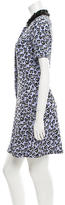 Thumbnail for your product : Sandro Embellished Printed Dress w/ Tags