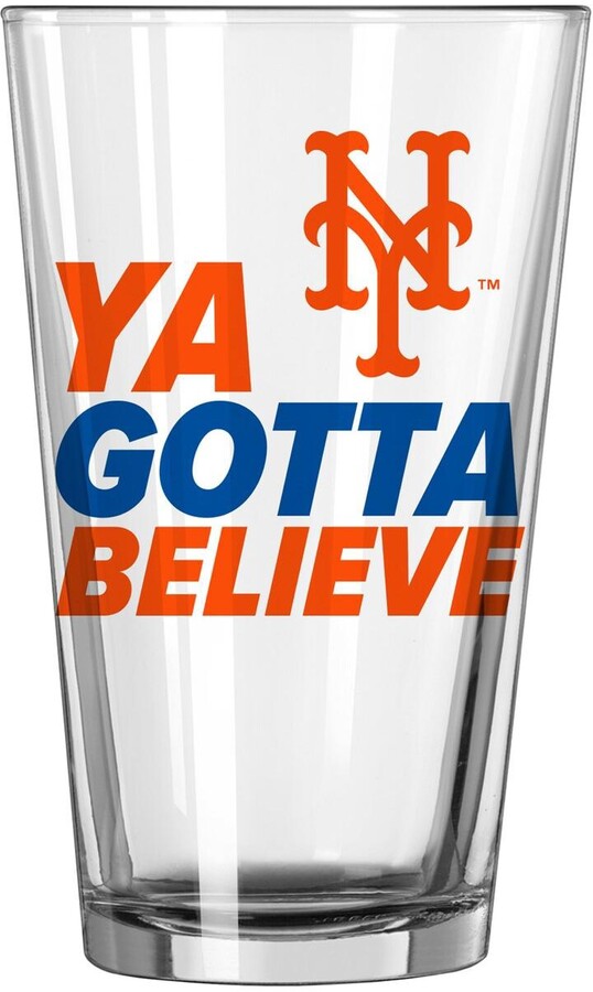 Logo Brands New York Mets 16 oz Team Slogan Pint Glass ShopStyle