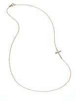 Thumbnail for your product : Mizuki 14K Yellow Gold Cross Chain Necklace