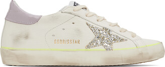 Golden Goose White Super-Star Classic Low-Top Sneakers - ShopStyle