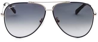 Ferragamo Classic Aviator 60MM Sunglasses