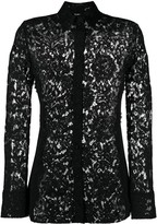 Black Lace Long Sleeve Shirt | Shop the world’s largest collection of ...