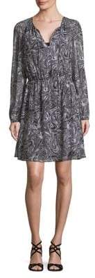 MICHAEL Michael Kors Printed Long-Sleeve Dress