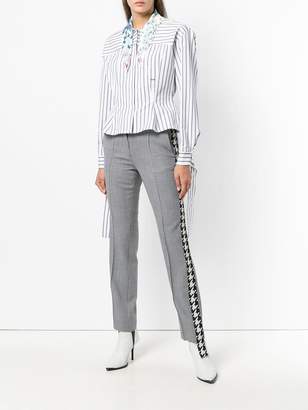 Off-White Off White stripe detail tailored trousers