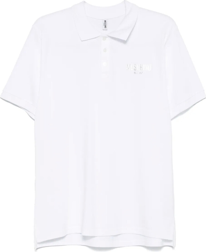 Moschino Logo-Print Polo Shirt