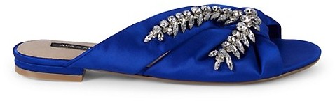 royal blue mules