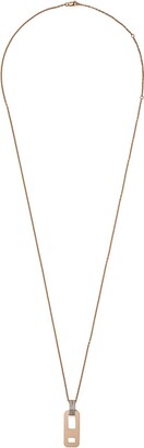 As 29 18kt rose gold DNA diamond necklace