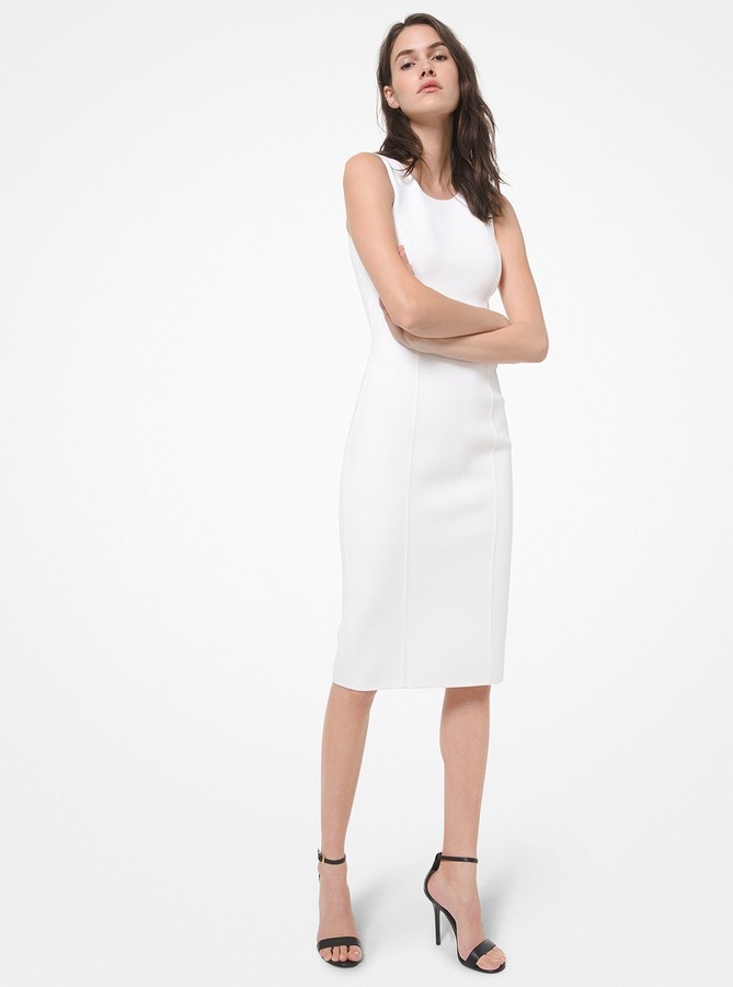 White sheath gown Clearance