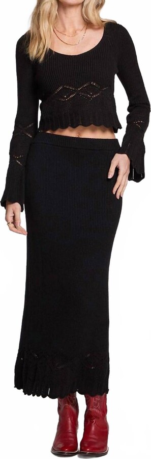 SALTWATER LUXE Monica Sweater In Black