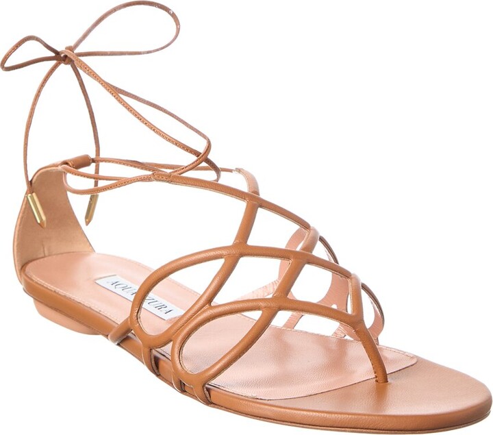 Aquazzura Infinito Leather Sandal
