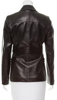 Thumbnail for your product : Gucci Fitted Leather Jacket