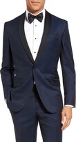 Thumbnail for your product : Ted Baker Josh Trim Fit Navy Shawl Lapel Tuxedo