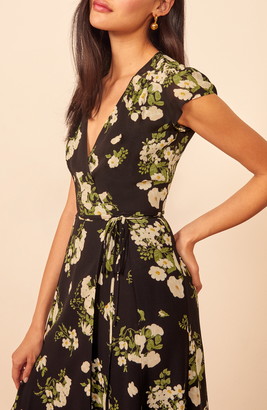 carina midi wrap dress