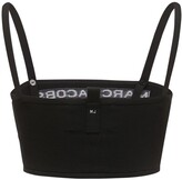 Thumbnail for your product : Marc Jacobs The Bandeau Logo Viscose Blend Bra Top