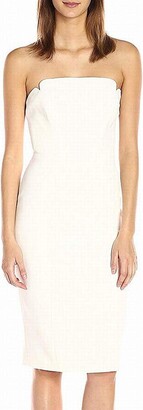 Jill Stuart Jill Women's Short Strapless Crepy Dress