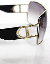 Thumbnail for your product : Christian Dior Gold Tone Plastic Frame Gradient Lens Shield Sunglasses IN BOX