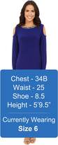 Thumbnail for your product : rsvp Amber Cold Shoulder Jewel Neck Dress
