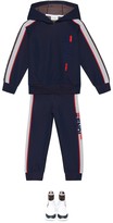 Thumbnail for your product : Fendi Kids MANIA cotton-blend hoodie