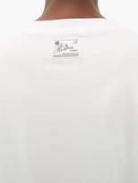Thumbnail for your product : Raf Simons Blue Velvet Print Cotton Jersey T Shirt - Womens - White